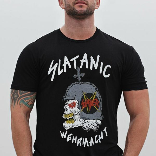 slayer - slatanic wehrmacht 85 tour black t-shirt vintage size s - 5xl 
slayer - slatanic wehrmacht 85 tour black t-shirt vintage size s - 5xl