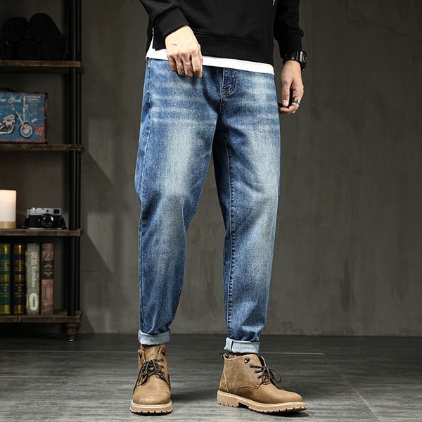 men's jeans fashion 2021 autumn men stretch harem pants blue black pencil distressed mens casual loose baggy
men's jeans fashion 2021 autumn men stretch harem pants blue black pencil distressed mens casual loose baggy