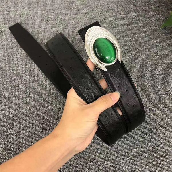 authentic real ostrich skin green diamond stainless steel buckle men's waist strap genuine exotic leather male rhinestone belt, Black;brown
authentic real ostrich skin green diamond stainless steel buckle men's waist strap genuine exotic leather male rhinestone belt, Black;brown