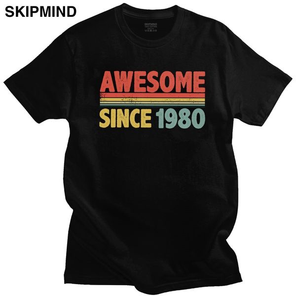 awesome since 1980 t shirt man 100% cotton vintage retro style born in 1980 gift tee short sleeved printed tshirt clothing
awesome since 1980 t shirt man 100% cotton vintage retro style born in 1980 gift tee short sleeved printed tshirt clothing