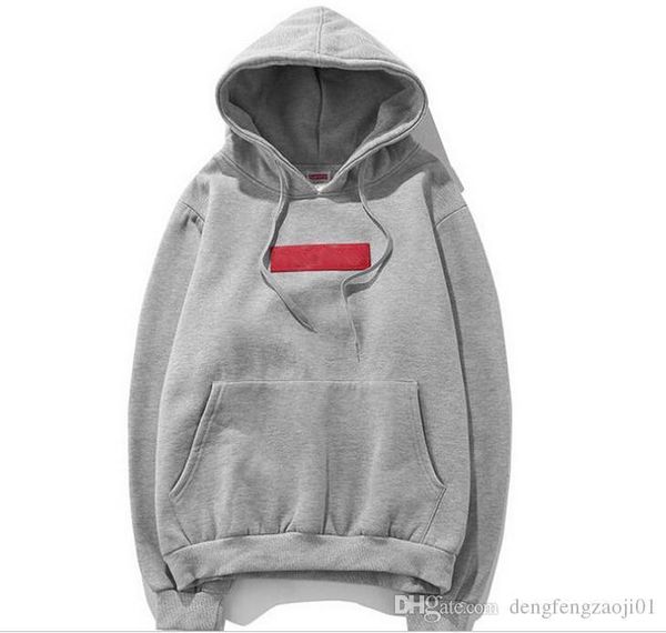 19ss new pullover hoodies summer new classic embroidery red mark hooded long-sleeved men's sweater, Black
19ss new pullover hoodies summer new classic embroidery red mark hooded long-sleeved men's sweater, Black