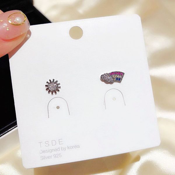 stud design weather sun cloud rainbow earrings micro paved cubic zircon for women girls, Golden;silver
stud design weather sun cloud rainbow earrings micro paved cubic zircon for women girls, Golden;silver