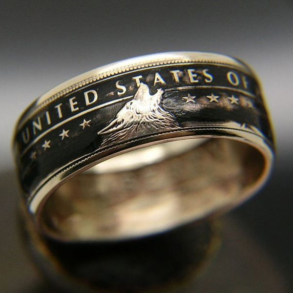 wedding rings vintage the united state of american 1778 coin wolf carved ring antique anniversary band collecting jewelry for men women, Slivery;golden
wedding rings vintage the united state of american 1778 coin wolf carved ring antique anniversary band collecting jewelry for men women, Slivery;golden