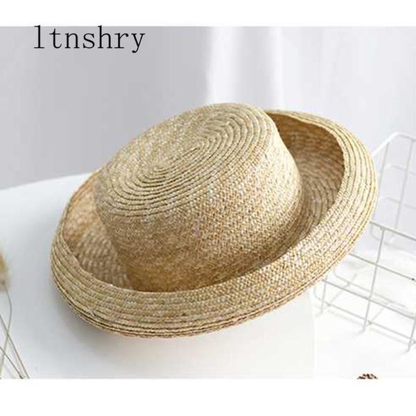 wide brim hats 2021 women's summer hat sun cap flat modelling handmade hemming holiday lady straw leisure women bucket, Blue;gray
wide brim hats 2021 women's summer hat sun cap flat modelling handmade hemming holiday lady straw leisure women bucket, Blue;gray