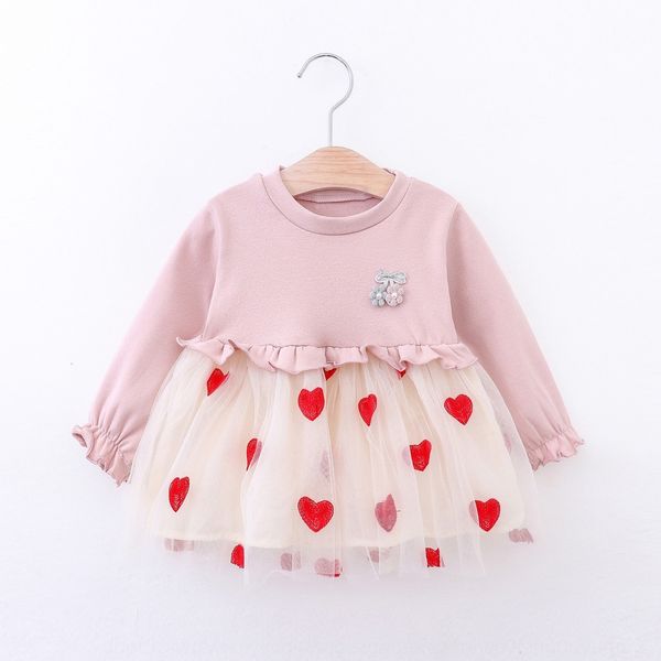 601 boys and princess dress girls children's clothing spring and autumn baby girl long sleeve mesh stitching princess dress lhqtk, Black;gray
601 boys and princess dress girls children's clothing spring and autumn baby girl long sleeve mesh stitching princess dress lhqtk, Black;gray