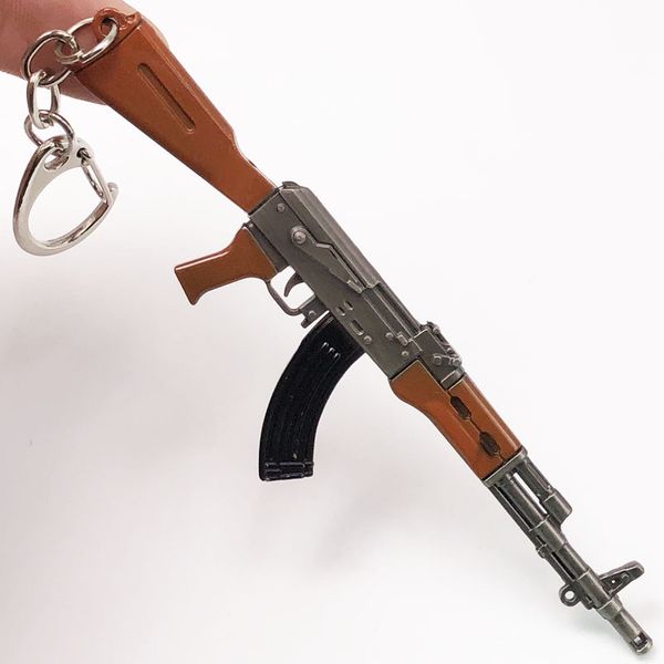 keychains 12cm pubg 7.62mm rifle akm model key chains toys gun llaveros chaveiro sleutelhanger ring keyring, Silver
keychains 12cm pubg 7.62mm rifle akm model key chains toys gun llaveros chaveiro sleutelhanger ring keyring, Silver