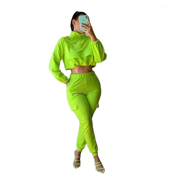 designer 2pcs spring summer solid color pocket long sleeve women clothing 2 pieces stand neck womens, White
designer 2pcs spring summer solid color pocket long sleeve women clothing 2 pieces stand neck womens, White