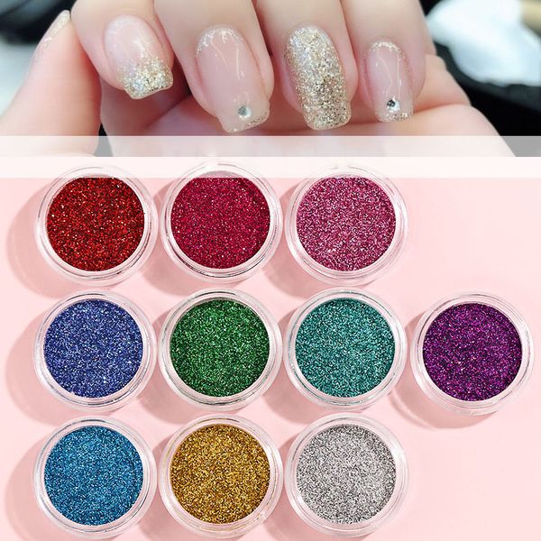 gradient shiny laser nail glitter shimmer set nail art chrome pigment powder laser sparkly silver diy art makeup glitter, Silver;gold
gradient shiny laser nail glitter shimmer set nail art chrome pigment powder laser sparkly silver diy art makeup glitter, Silver;gold