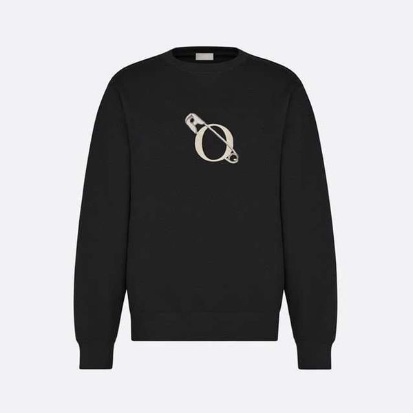 20fw pin letter printed sweatshirt solid long sleeve spring autumn high street crewneck pullover men women casual simple sweater hfymwy555, Black
20fw pin letter printed sweatshirt solid long sleeve spring autumn high street crewneck pullover men women casual simple sweater hfymwy555, Black