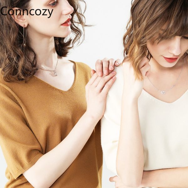 women's sweaters v neck women solid color short sleeve spring summer thin pullover loose leisure korean oversized knit sweater, White;black
women's sweaters v neck women solid color short sleeve spring summer thin pullover loose leisure korean oversized knit sweater, White;black
