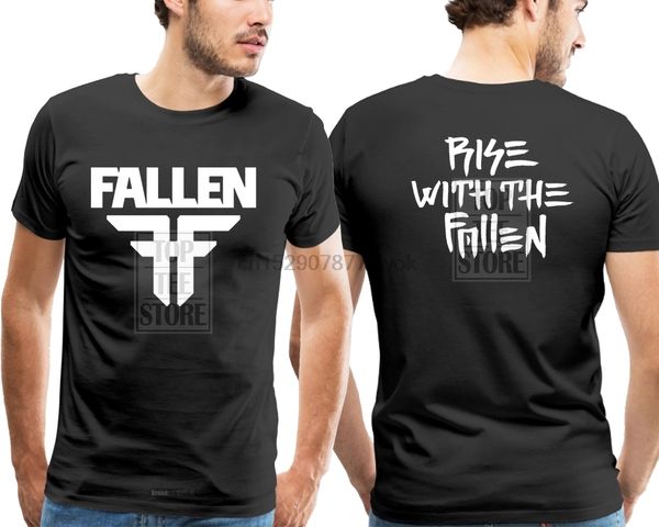 fallen skate rise with the fallen mens t shirt black s 4xl