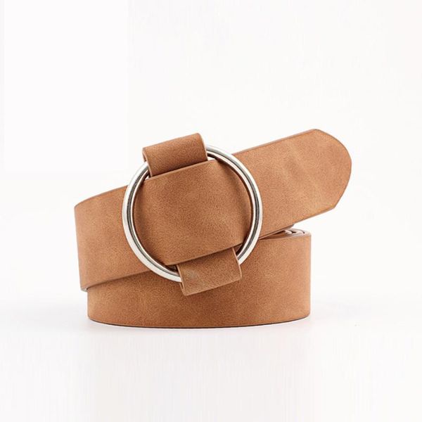 2020 solid faux leather ring belts women casual circle buckle adjustable waist simple belts female vintage practical for jeans, Black;brown
2020 solid faux leather ring belts women casual circle buckle adjustable waist simple belts female vintage practical for jeans, Black;brown