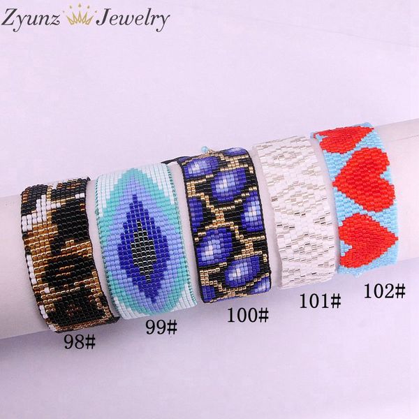 charm bracelets 5pcs, heart eye geometric pattern chic araband woven bracelet miyuki bohemia girl women jewelry, Golden;silver
charm bracelets 5pcs, heart eye geometric pattern chic araband woven bracelet miyuki bohemia girl women jewelry, Golden;silver