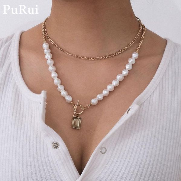 pendant necklaces retro imiation pearl chain necklace elegant geometric crystal pedant for women lariat lock fashion collar jewelry, Silver
pendant necklaces retro imiation pearl chain necklace elegant geometric crystal pedant for women lariat lock fashion collar jewelry, Silver