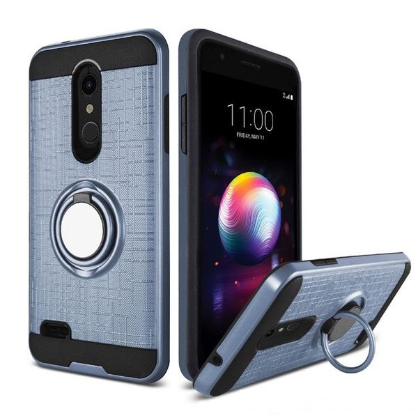 for lg stylo 4 g7 k30 samsung j7 star pc tpu hybrid defender brushed metal cell phone case with ring kickstand cover 
for lg stylo 4 g7 k30 samsung j7 star pc tpu hybrid defender brushed metal cell phone case with ring kickstand cover
