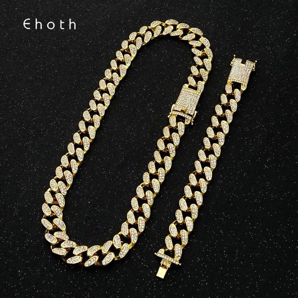 2cm hiphop gold silver color iced out crystal miami cuban chain necklace bracelet set for mens heavy rhinestone rapper necklaces
2cm hiphop gold silver color iced out crystal miami cuban chain necklace bracelet set for mens heavy rhinestone rapper necklaces
