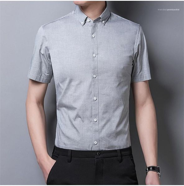 breasted cardigan business mens shirts solid color casual slim mens designer shirts lapel neck short sleeve single, White;black
breasted cardigan business mens shirts solid color casual slim mens designer shirts lapel neck short sleeve single, White;black
