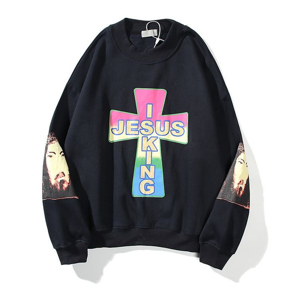 new men hoodies long sleeve pullover kanye west wei yi jesus is king limited kan ye autumn winter hoodies sweatshirt for men and women, Black
new men hoodies long sleeve pullover kanye west wei yi jesus is king limited kan ye autumn winter hoodies sweatshirt for men and women, Black