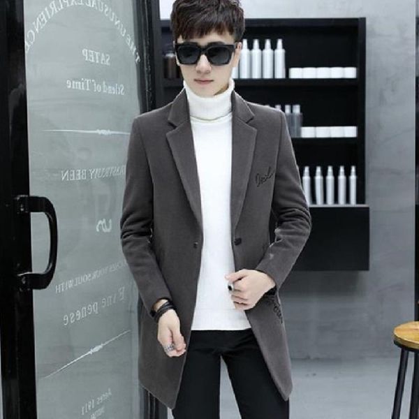 men's suits & blazers winter 2021 woolen coat long personalized embroidered fashion handsome youth contracted atmosphere suit, White;black
men's suits & blazers winter 2021 woolen coat long personalized embroidered fashion handsome youth contracted atmosphere suit, White;black