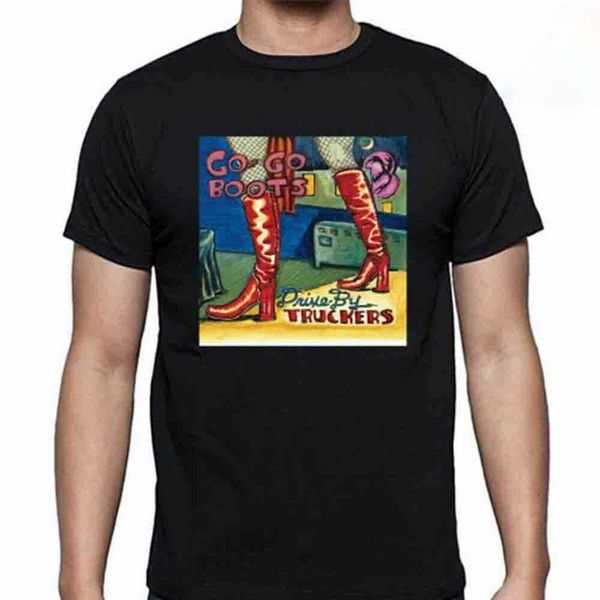 new the drive-by truckers go go boots album cover men's black t-shirt size s-3xl summer plus size tee shirt
new the drive-by truckers go go boots album cover men's black t-shirt size s-3xl summer plus size tee shirt