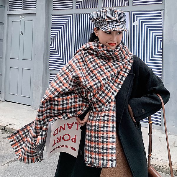 winter scarf long scarf warm female shawl plaid women for women foulard femme cashmere scarves tassel bufanda mujer, Blue;gray
winter scarf long scarf warm female shawl plaid women for women foulard femme cashmere scarves tassel bufanda mujer, Blue;gray