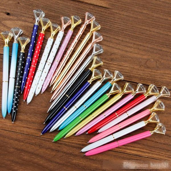wholesale new big diamond ballpoint pens black ink ball pen business school office supplies wedding christmas gift, Blue;orange
wholesale new big diamond ballpoint pens black ink ball pen business school office supplies wedding christmas gift, Blue;orange