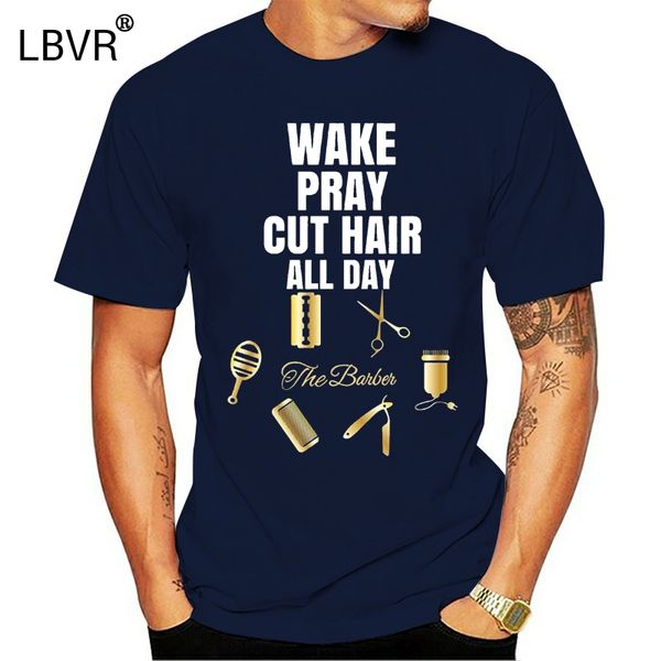 wake pray cut hair all day: popular barber 2019 new design summer short sleeve men homme camisetas hip hop cool tees shirts
wake pray cut hair all day: popular barber 2019 new design summer short sleeve men homme camisetas hip hop cool tees shirts