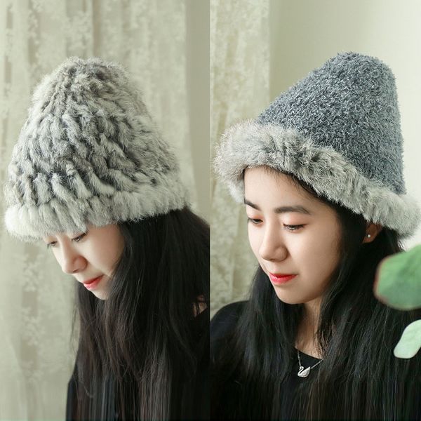 beanie/skull caps 2021 women fur hat natural rex snow cap russian female headgear brand fashion warm winter thick beanies, Blue;gray
beanie/skull caps 2021 women fur hat natural rex snow cap russian female headgear brand fashion warm winter thick beanies, Blue;gray