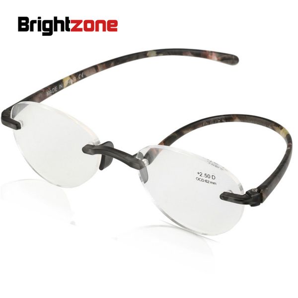 brightzone 2020 new rimless frame tr90 presbyopic men women glasses reading elder classic eyeglasses round goggles, White;black
brightzone 2020 new rimless frame tr90 presbyopic men women glasses reading elder classic eyeglasses round goggles, White;black