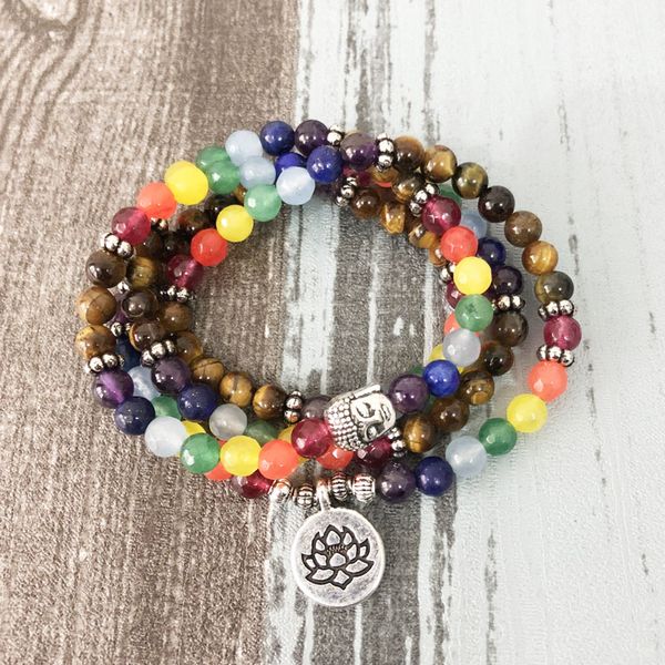 tennis 7 chakra om bracelet for women lotus flower pendant necklace meditation yoga beaded bracelets 108 prayer beads wrist, Golden;silver
tennis 7 chakra om bracelet for women lotus flower pendant necklace meditation yoga beaded bracelets 108 prayer beads wrist, Golden;silver
