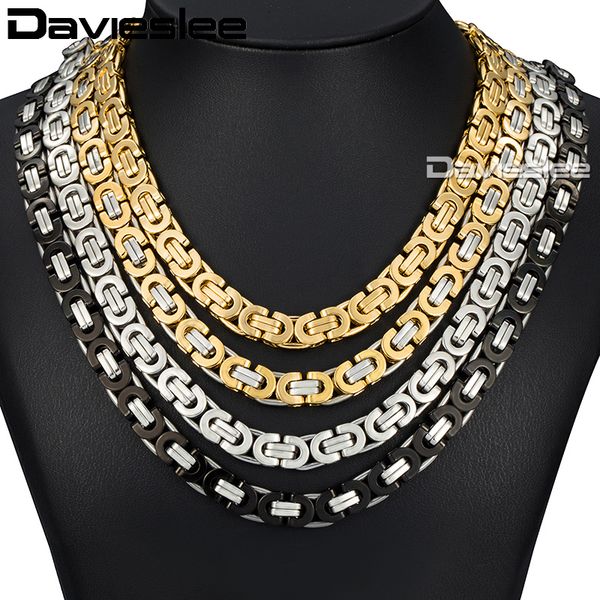 chain necklace for men stainless steel gold silver black byzantine link mens necklaces chains davieslee fashion jewelry dlknm27
chain necklace for men stainless steel gold silver black byzantine link mens necklaces chains davieslee fashion jewelry dlknm27