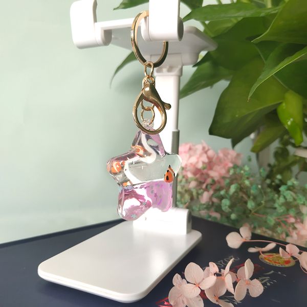 acrylic five-pointed star starfish floating doll into oil key chain fashionable young girl heart key ring bag accessories
acrylic five-pointed star starfish floating doll into oil key chain fashionable young girl heart key ring bag accessories