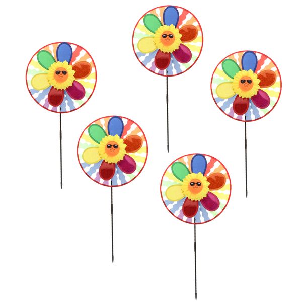5pcs double wheel smiling face pinwheel, sparkling windmills for kids toy, outdoor garden yard decor
5pcs double wheel smiling face pinwheel, sparkling windmills for kids toy, outdoor garden yard decor