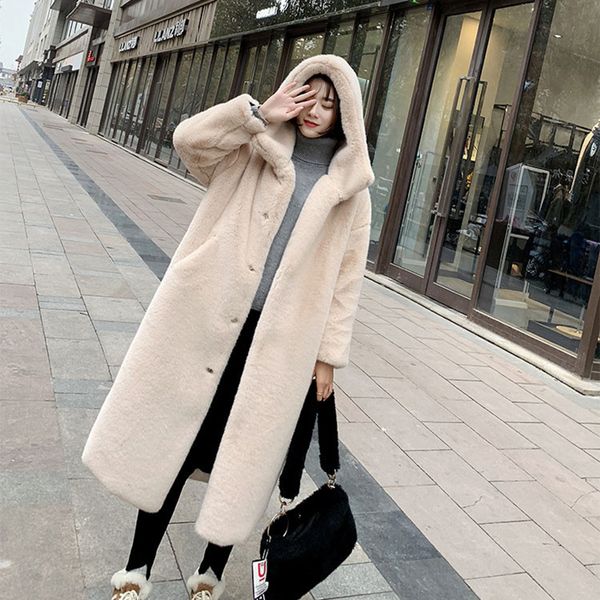 women's fur & faux outerwear fashion coat 2021 winter warm hooded wool nuw718, Black
women's fur & faux outerwear fashion coat 2021 winter warm hooded wool nuw718, Black