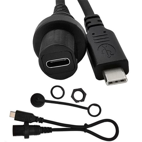 computer cables & connectors 30cm usb-c ip67 waterproof cable type-c 3.1 ip 67 male to female panel mount water proof connector extension co
computer cables & connectors 30cm usb-c ip67 waterproof cable type-c 3.1 ip 67 male to female panel mount water proof connector extension co