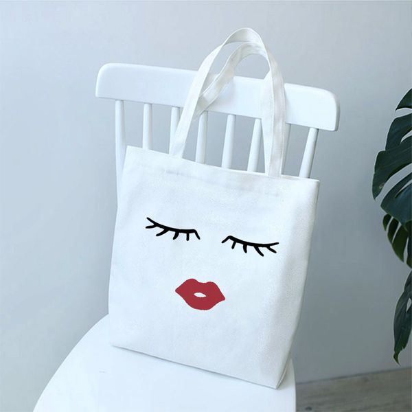 2020 pretty and cute eye lashes red lips women's printing solid color shoulder canvas bags casual vogue handbag wallet women bag
2020 pretty and cute eye lashes red lips women's printing solid color shoulder canvas bags casual vogue handbag wallet women bag