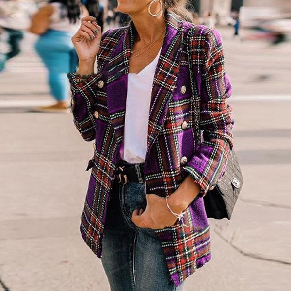 sleeve lapel neck womens fleece jackets ladies casual blazer plaid print womens blazer cardigan long, White;black
sleeve lapel neck womens fleece jackets ladies casual blazer plaid print womens blazer cardigan long, White;black