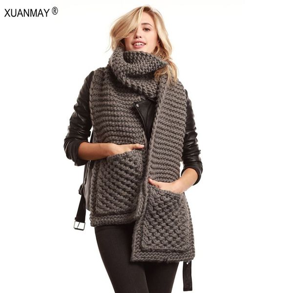 women's winter scarf pure hand-made thick shawl scarf women winter thick coarse linesthick warm white oversized, Blue;gray
women's winter scarf pure hand-made thick shawl scarf women winter thick coarse linesthick warm white oversized, Blue;gray