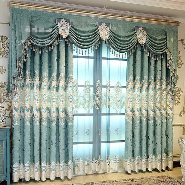 custom curtains new european noble living room double embroidered deluxe bedroom cloth blackout curtain tulle valance n285
custom curtains new european noble living room double embroidered deluxe bedroom cloth blackout curtain tulle valance n285