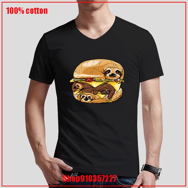 sloths burger funny men v-neck t shirt summer cotton printed harajuku korean clothes oversized camiseta mujer tee shirt
sloths burger funny men v-neck t shirt summer cotton printed harajuku korean clothes oversized camiseta mujer tee shirt