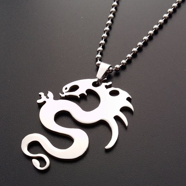 pendant necklaces 5pcs stainless steel china chinese dragon zodiac ancient creature dinosaur symbol necklace lucky gift jewelry, Silver
pendant necklaces 5pcs stainless steel china chinese dragon zodiac ancient creature dinosaur symbol necklace lucky gift jewelry, Silver
