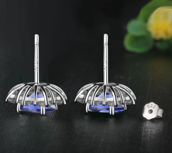 kuololit stud earrings for women 100% solid 925 sterling silver created tanzanite cz christmas jewelry engagement gift fashion88, Golden;silver
kuololit stud earrings for women 100% solid 925 sterling silver created tanzanite cz christmas jewelry engagement gift fashion88, Golden;silver