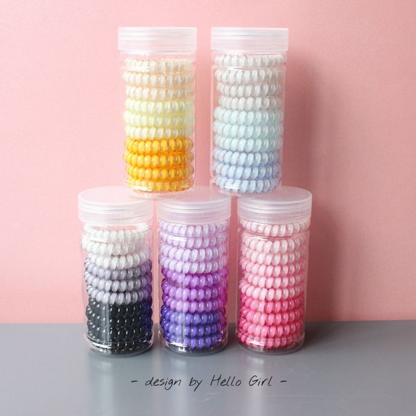 10pices/boxtelephone wire cord gum hair tie girls elastic hair band ring rope candy color bracelet stretchy scrunchy mixed color, Pink
10pices/boxtelephone wire cord gum hair tie girls elastic hair band ring rope candy color bracelet stretchy scrunchy mixed color, Pink