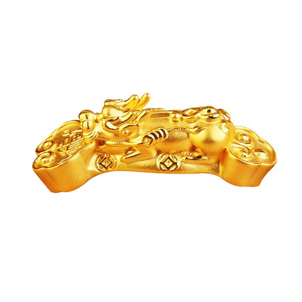 new arrival solid 24k yellow gold bracelet 3d 999 gold dragon son pixiu bracelet 1.85g, Black
new arrival solid 24k yellow gold bracelet 3d 999 gold dragon son pixiu bracelet 1.85g, Black