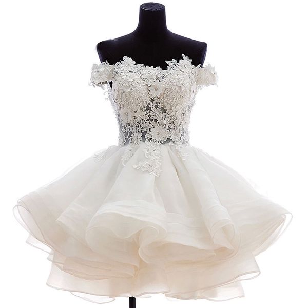 new lovely short homecoming dresses sweetheart flowers organza graduation dresse party prom formal gown, Black
new lovely short homecoming dresses sweetheart flowers organza graduation dresse party prom formal gown, Black