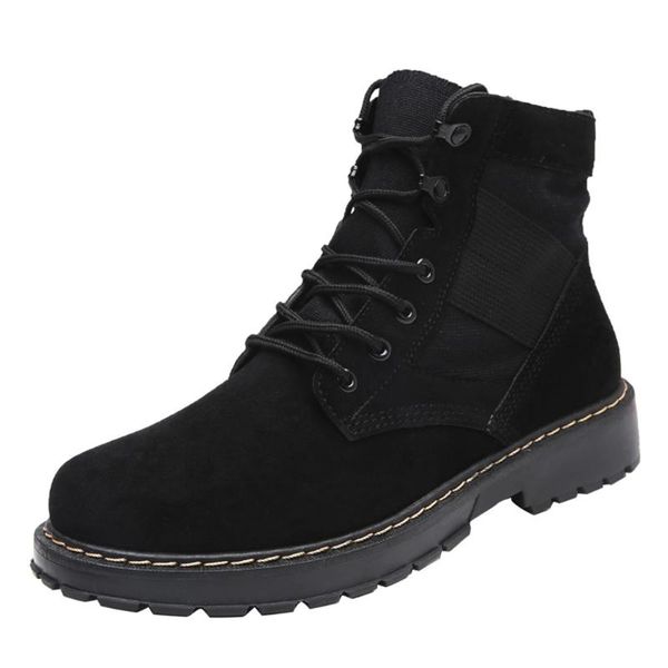 sagace men's british wind warm boots casual safety shoes men's high-slip non-slip wear-resistant tooling, Black
sagace men's british wind warm boots casual safety shoes men's high-slip non-slip wear-resistant tooling, Black