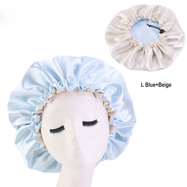 extra satin colors cap silk bonnet for beautiful hair protection sleeping 7 large large round cap hair double wear size vqmrv, Blue;gray
extra satin colors cap silk bonnet for beautiful hair protection sleeping 7 large large round cap hair double wear size vqmrv, Blue;gray