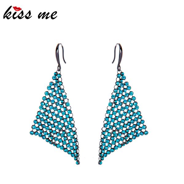 kissme exquisite sky blue & white crystal fashion party women jewelry set gun metal color hyperbole triangle earrings necklace, Silver
kissme exquisite sky blue & white crystal fashion party women jewelry set gun metal color hyperbole triangle earrings necklace, Silver
