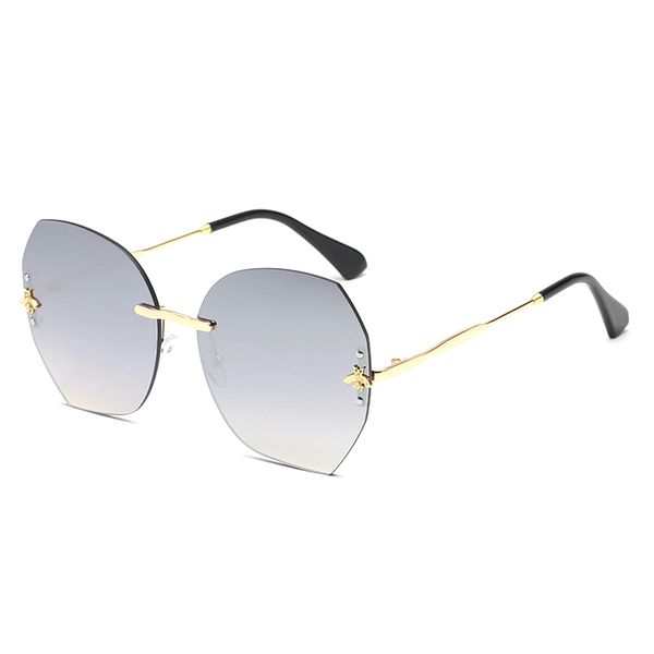 polygon rimless women sunglasses fashion alloy temple resin material lenses 1563 uv400 protection eyewear, White;black
polygon rimless women sunglasses fashion alloy temple resin material lenses 1563 uv400 protection eyewear, White;black