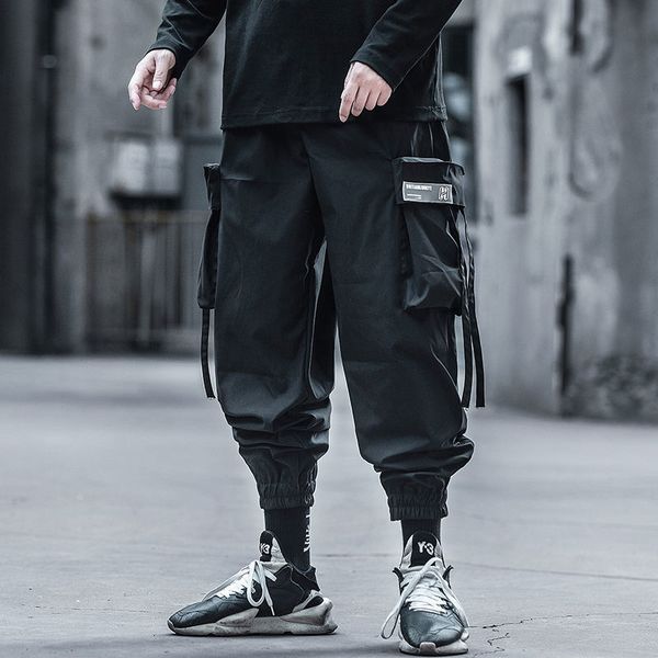 hybskr 2020 autumn fashion men's straight harem pants korean man loose ankle-length trousers streetwear male casual pants, Black
hybskr 2020 autumn fashion men's straight harem pants korean man loose ankle-length trousers streetwear male casual pants, Black